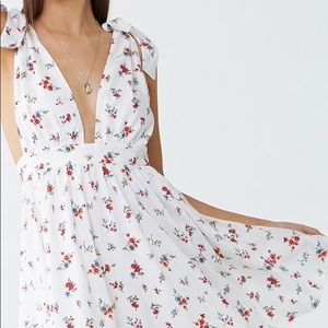 Self Tie Floral Dress